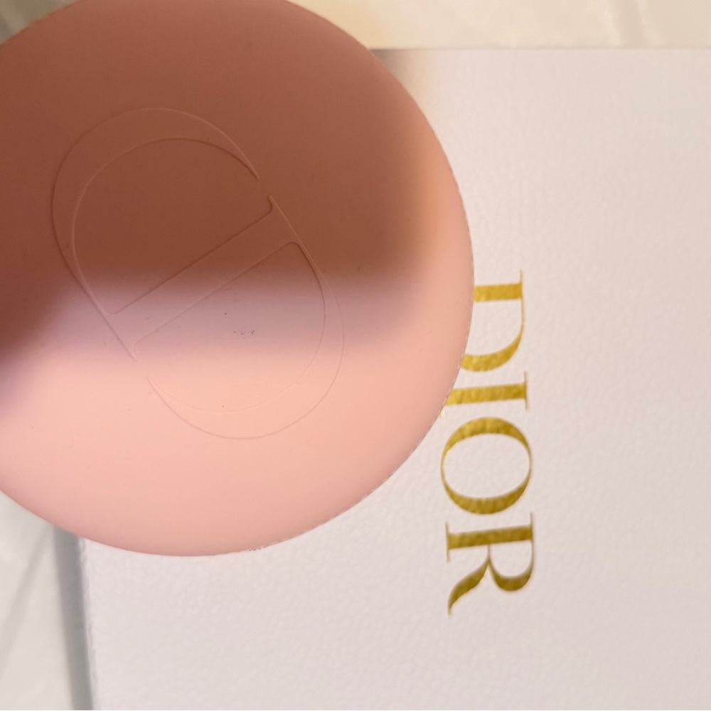 Dior Blush Pink Embossed Compact Case